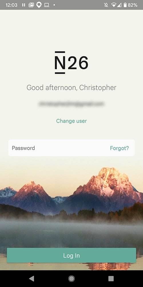 n26 app login